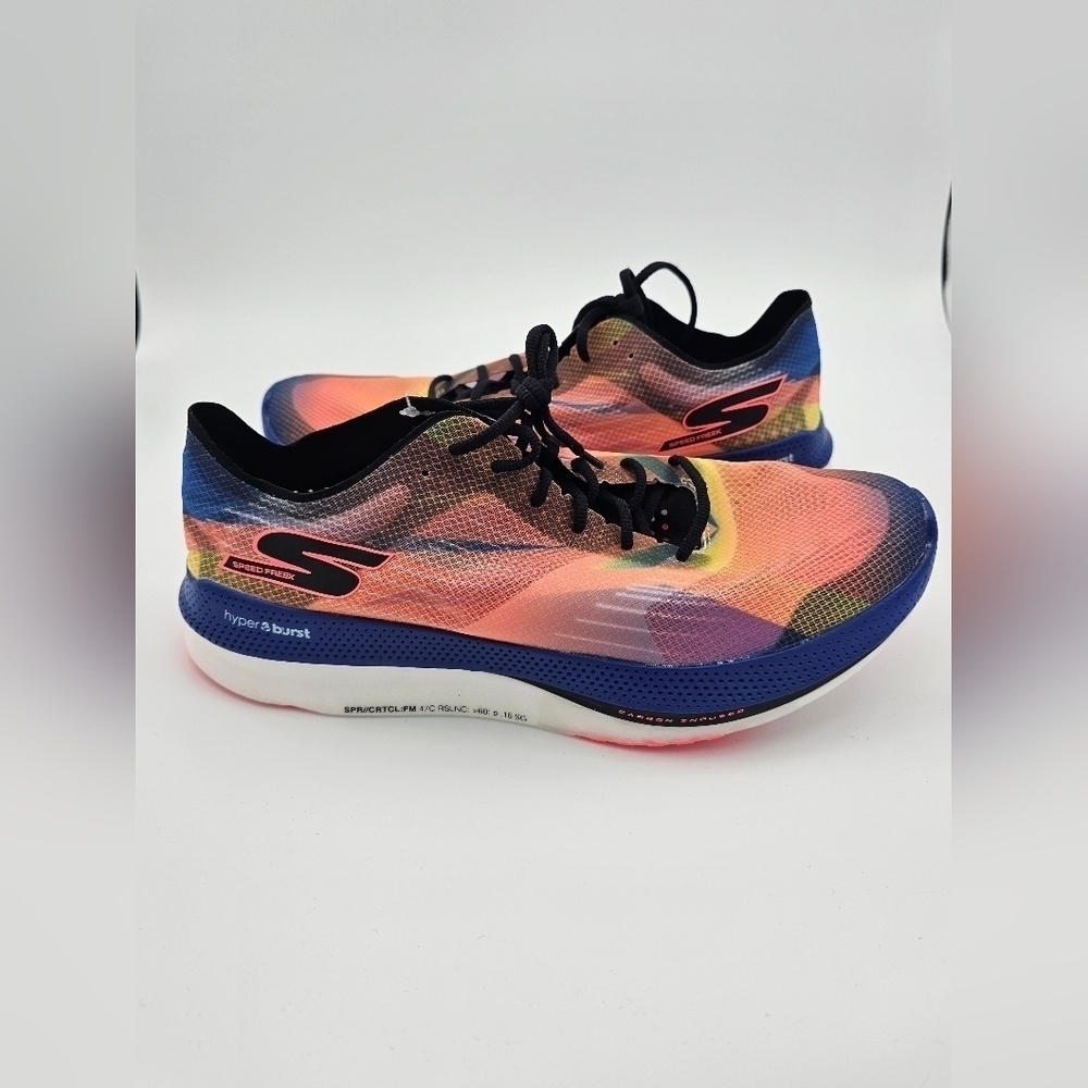 Skechers Go Run Speed Freek Intense Running Shoes Womens 10 Multi-Color 172049